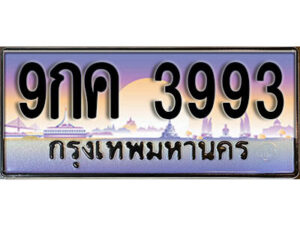 L8. ทะเบียนสวย 3993 ทะเบียนรถ 9กค 3993 หรูคู่รถคุณ